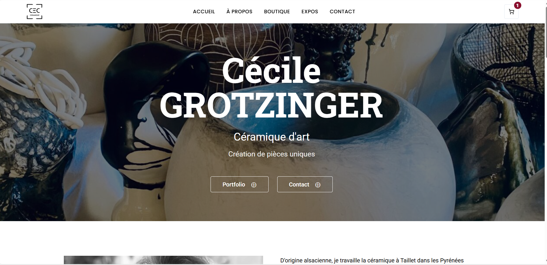 Cecceramique - De Vitrine à E-commerce