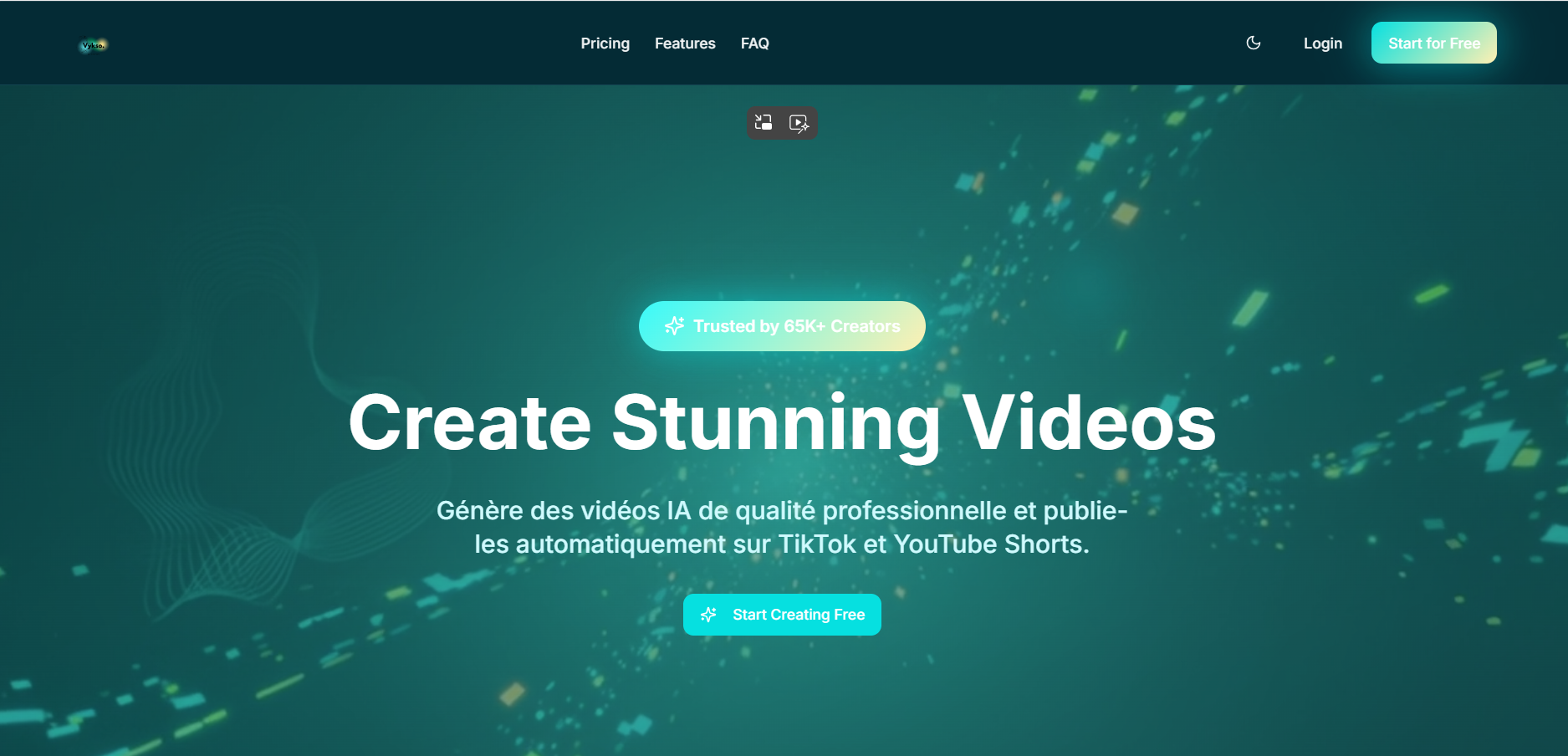 Vykso - SaaS Création Vidéos IA